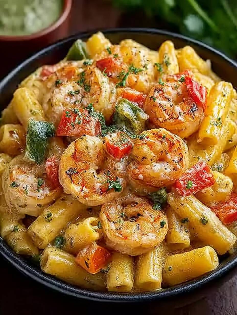 CREMIGE JAMAIKANISCHE GARNELEN RASTA PASTA image 2