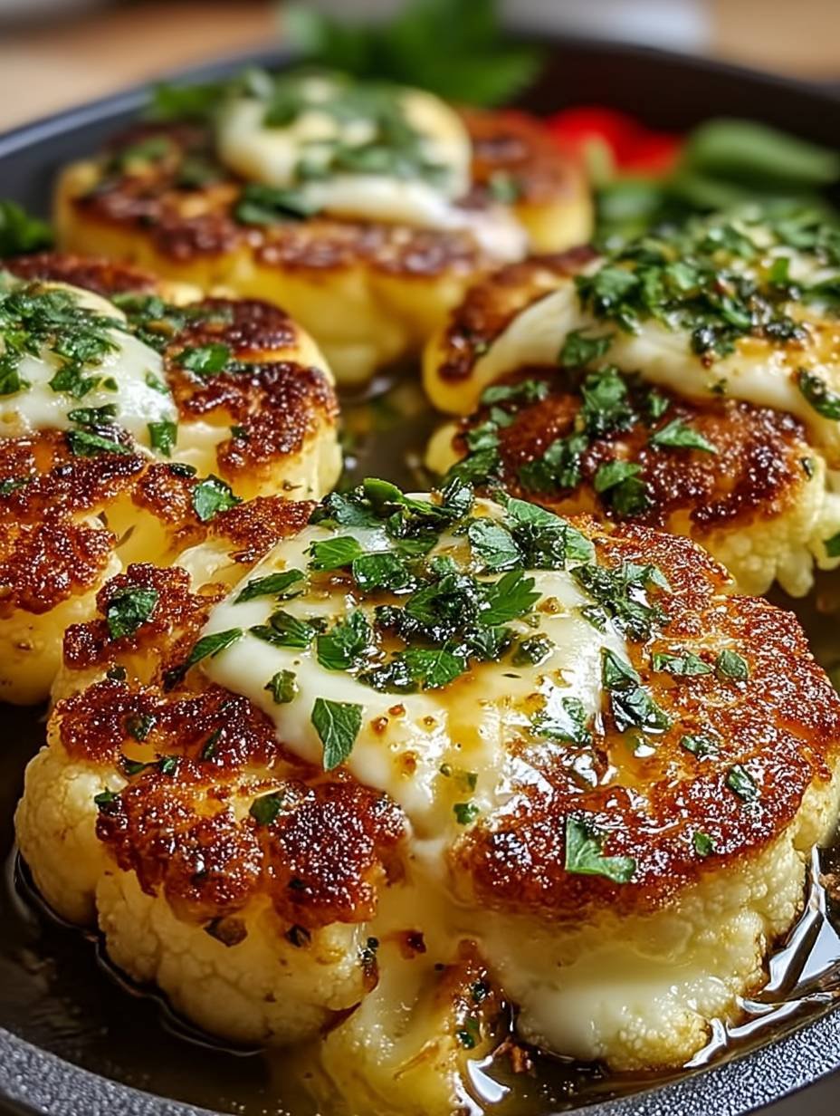 Gebackene Mozzarella-Blumenkohlsteaks image 2