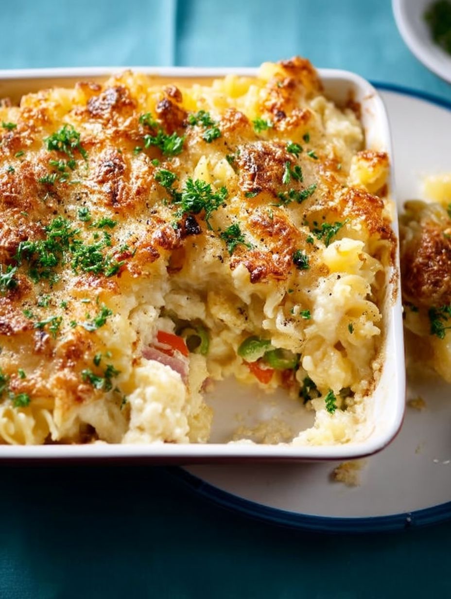 Klassisches Nudel-Schinken-Gratin image 2