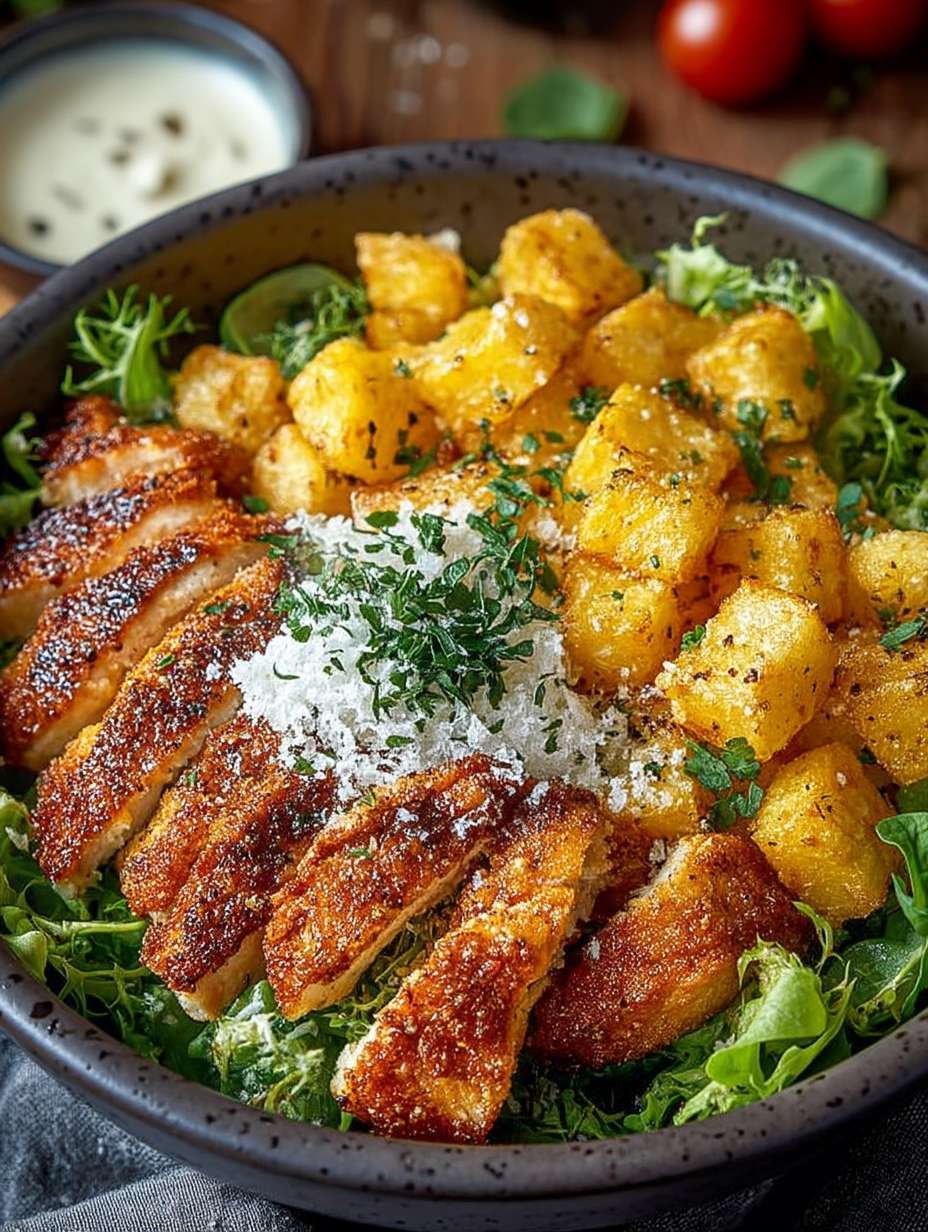 Knusprige Caesar-Hähnchen-Bowl image 2