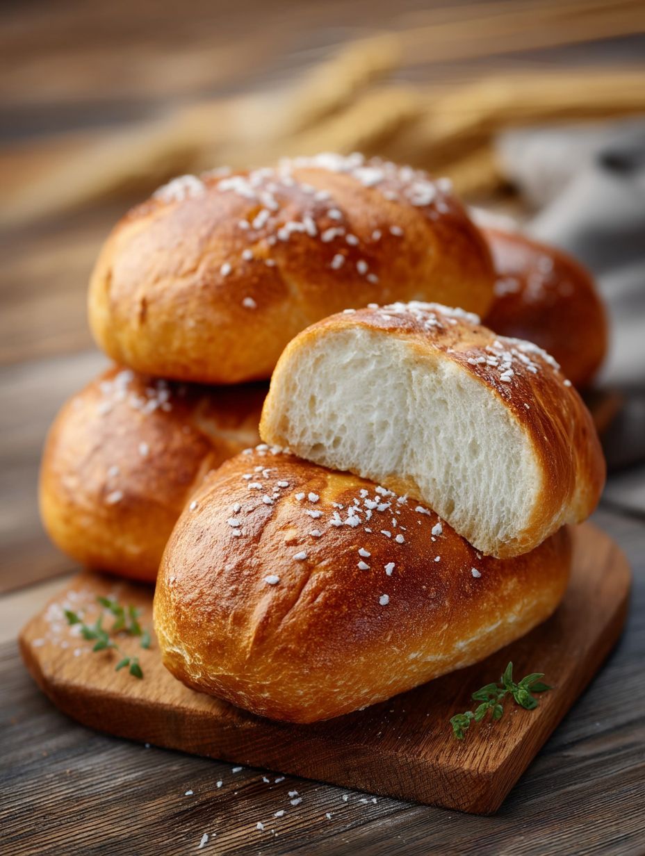 Außen knusprig, innen fluffig: Rezept für Sonntagsbrötchen ohne Hefe (nur 3 Zutaten!) image 2