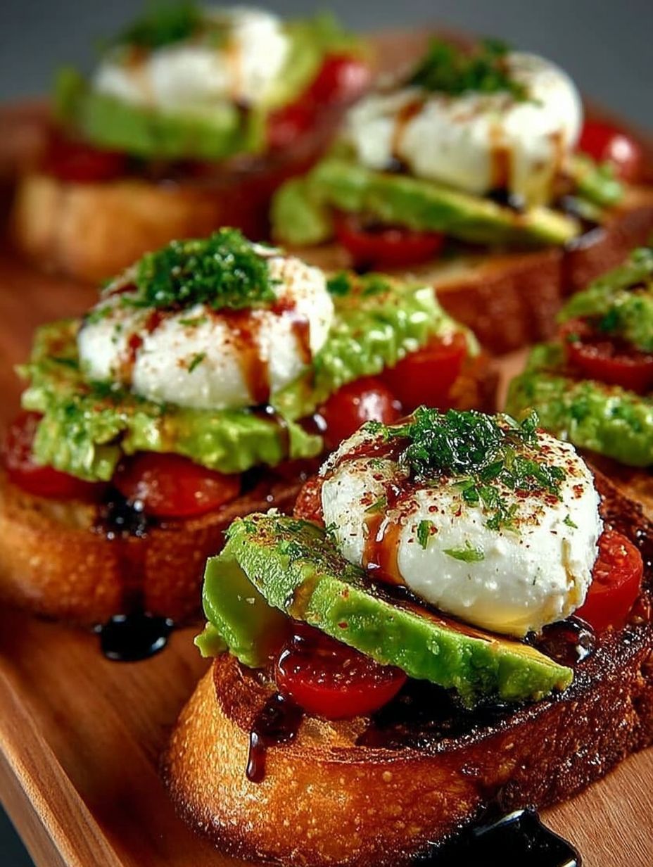 Avocado Burrata Bruschetta image 2