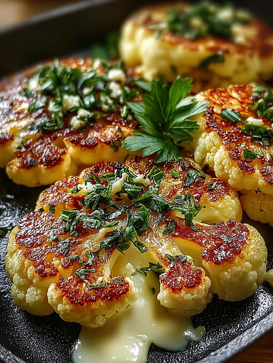 Blumenkohlsteaks mit Mozzarella image 2