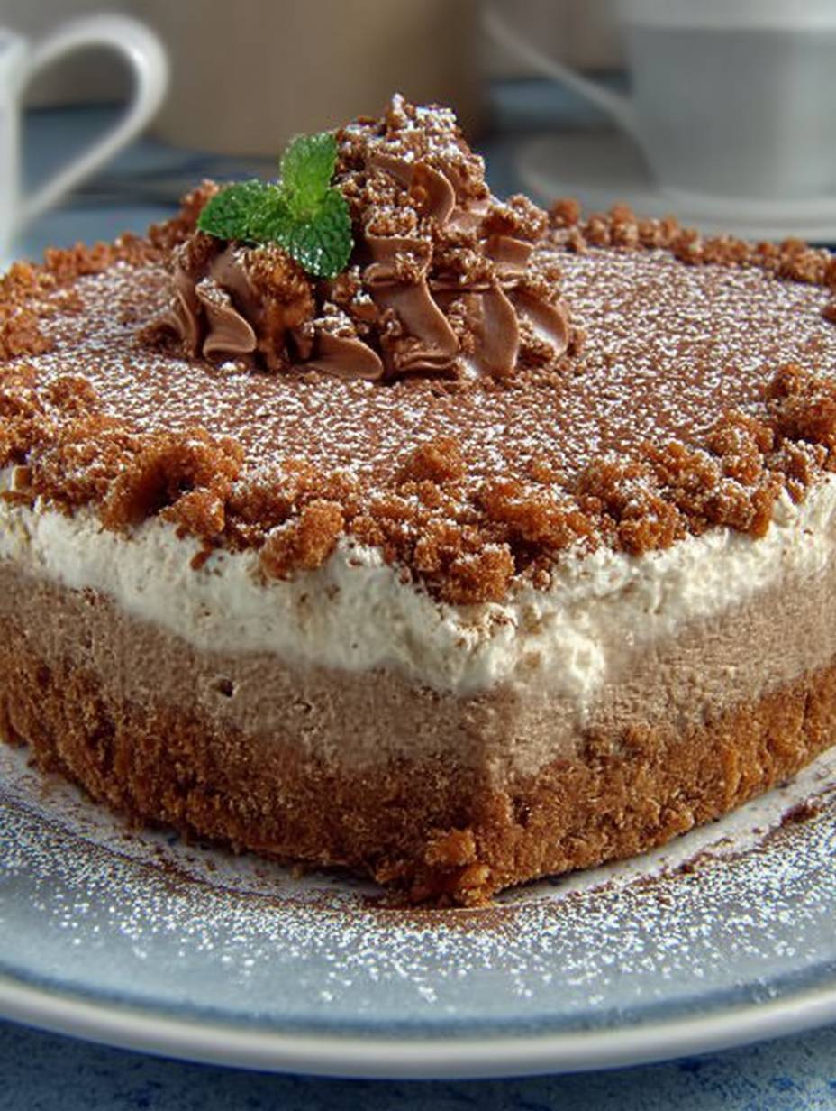 Cappuccino Krümeltorte image 2