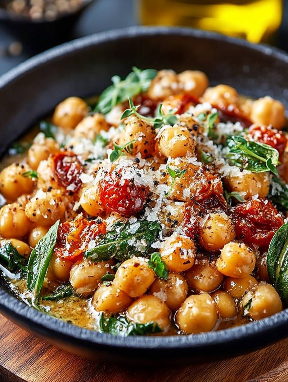Cremige Kichererbsen Pfanne image 2