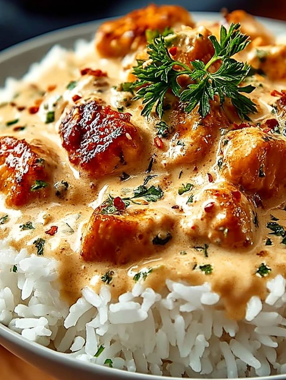 Cremiges Huhn mit Reis image 2