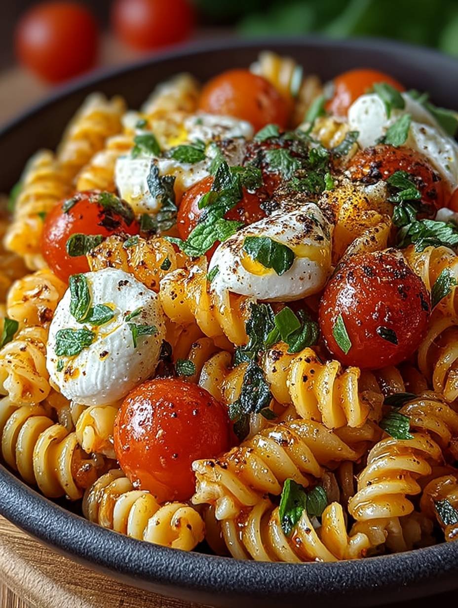 Erfrischender Caprese-Pasta-Salat für den Sommergenuss image 2