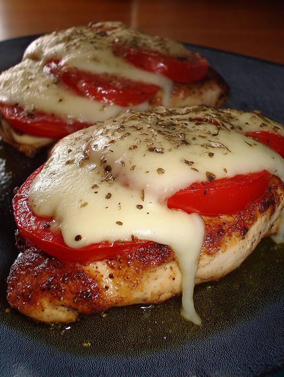 Hähnchenbrustfilet mit Tomate und Mozzarella überbacken image 2