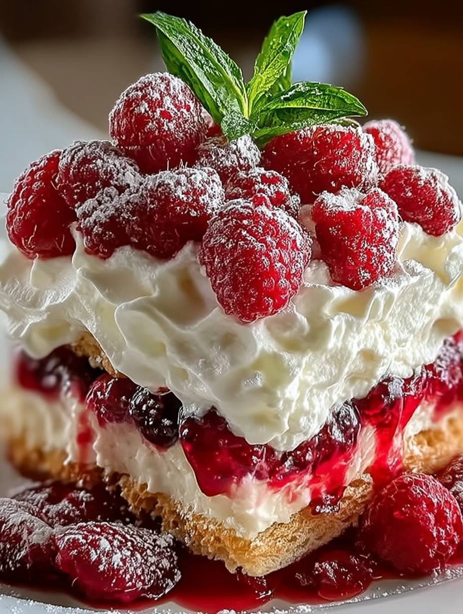 Himbeerwolke mit Mascarponecreme – Das beste schnelle Dessert! image 2