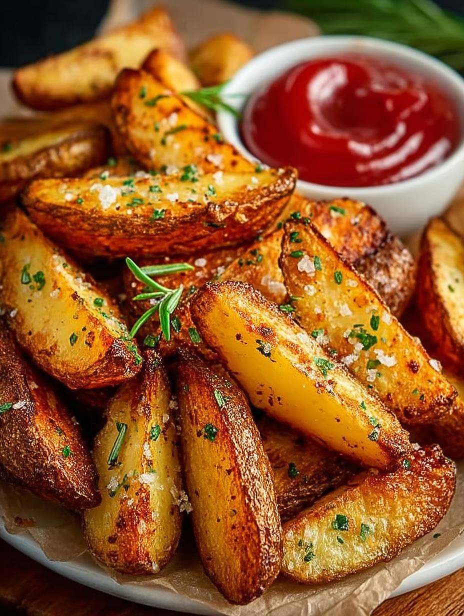 Knusprige Airfryer Kartoffelspalten image 2