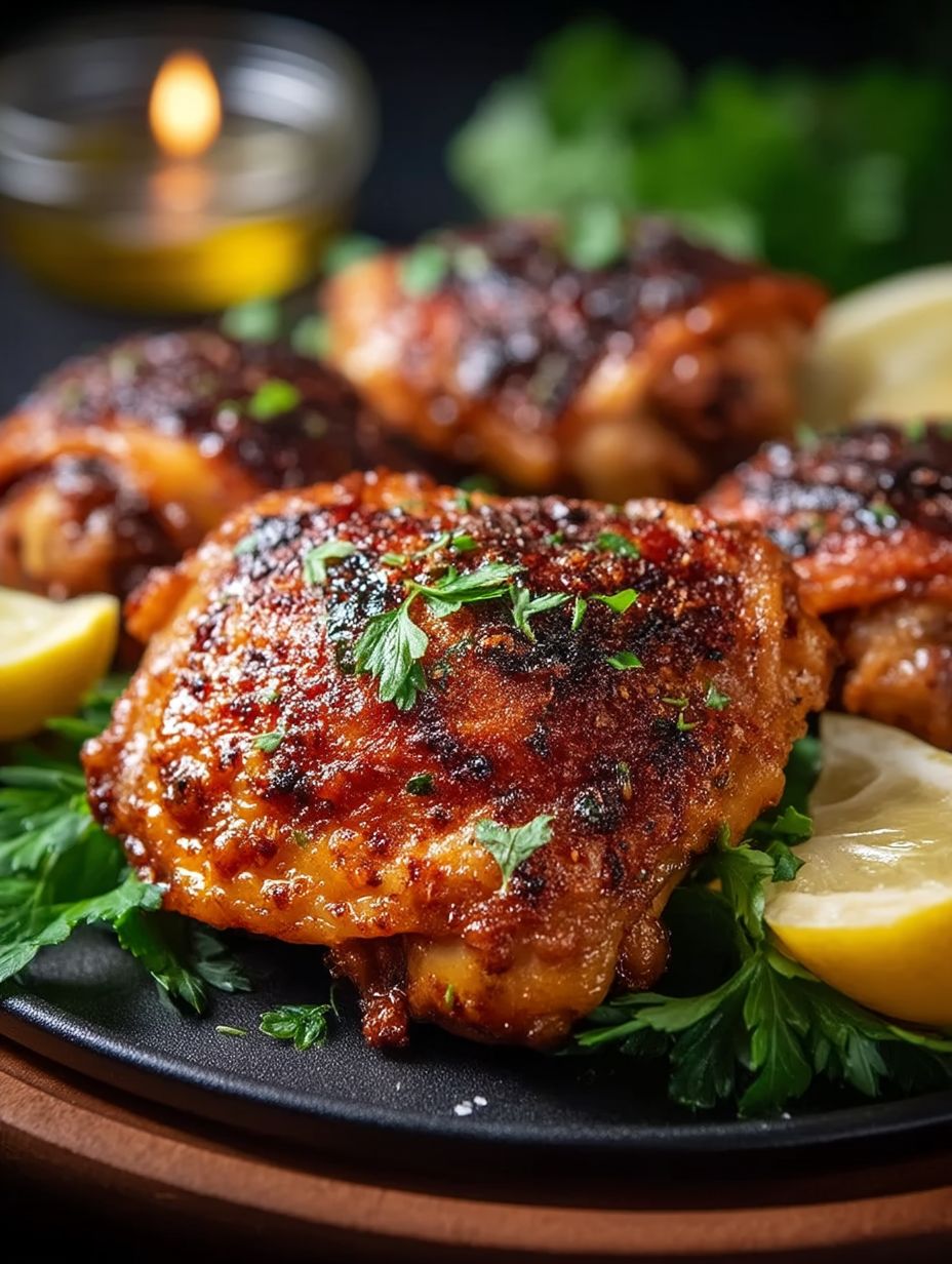 Knusprige Hähnchenschenkel aus der Heißluftfritteuse image 2