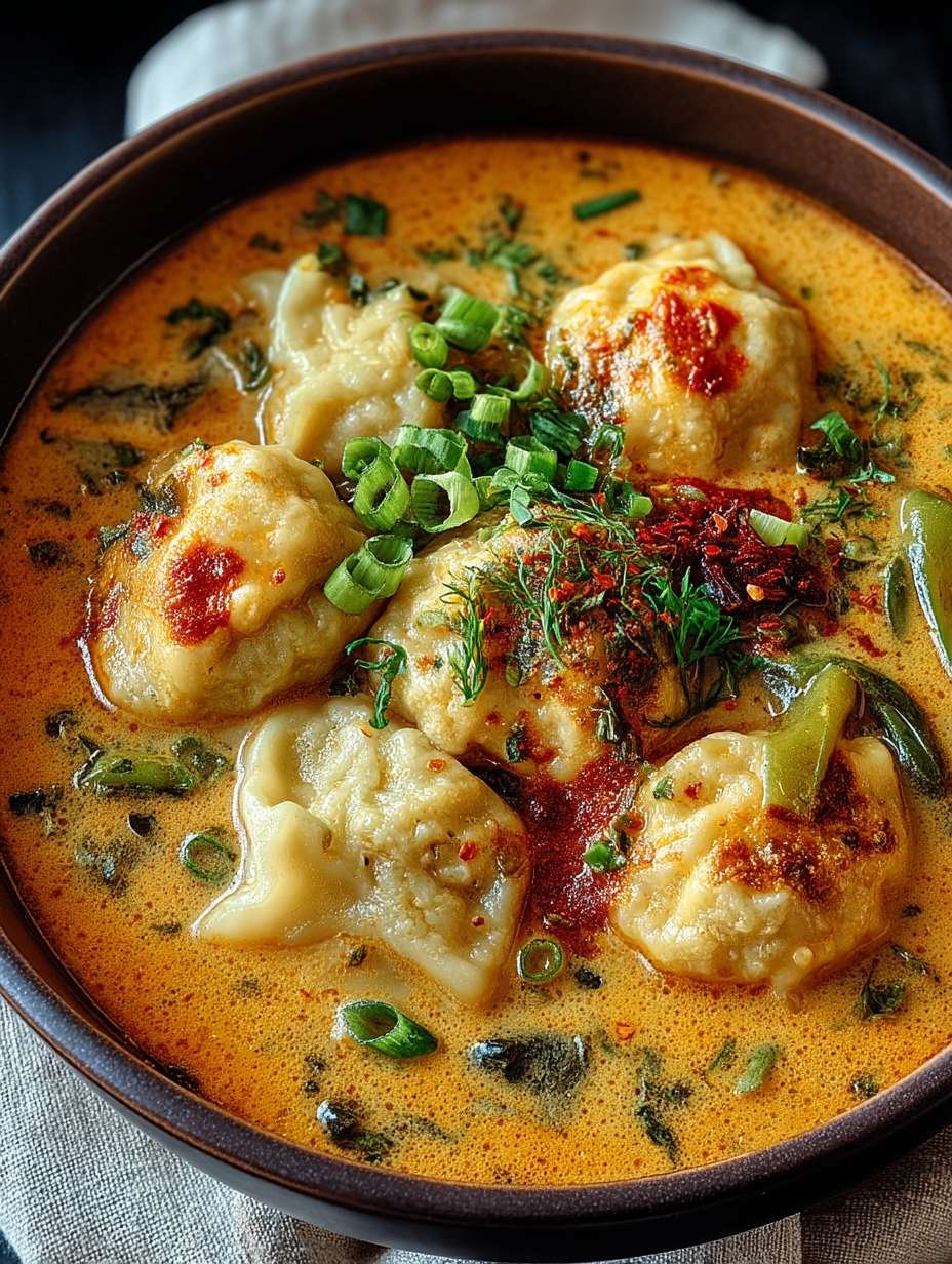 Kokos Curry Suppe mit Dumplings image 2