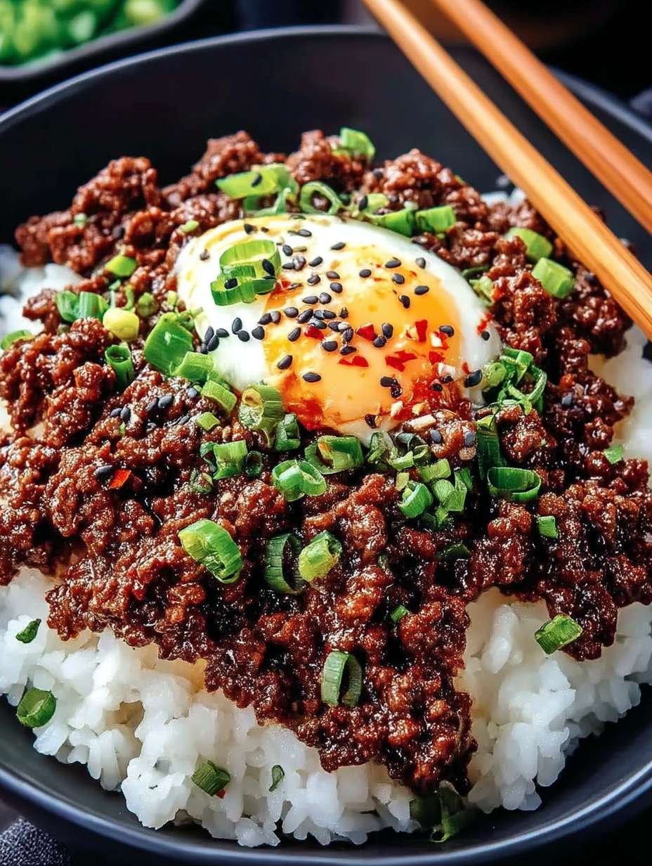 Koreanisches Hackfleisch & Reis image 2