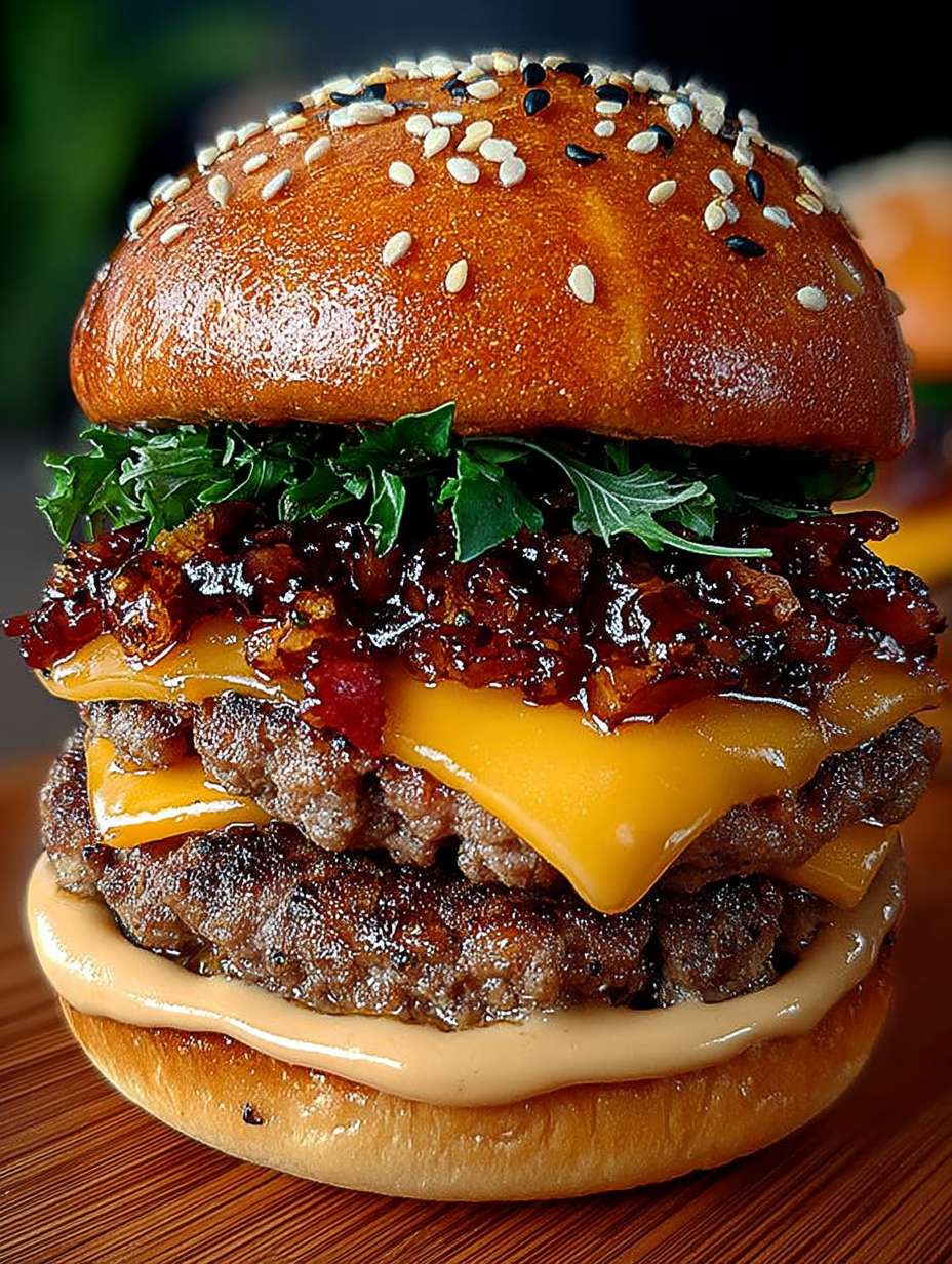 Leckerer Smash Burger mit Rindfleisch und Baconnaise selber machen image 2