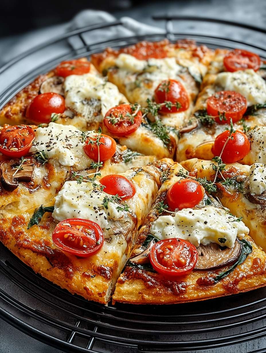 Low Carb Schüttelpizza image 2