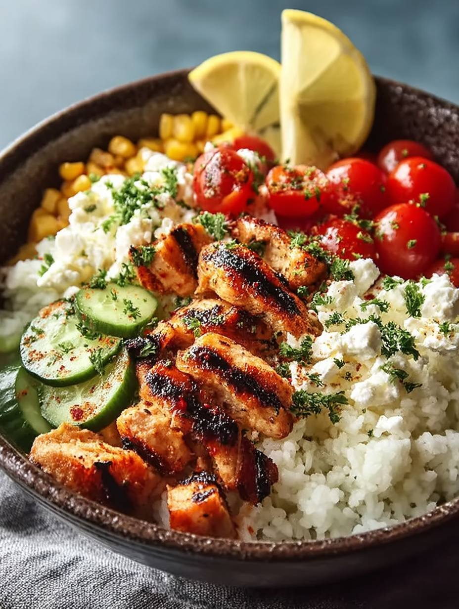Mediterrane Bowl mit Feta & Zitrone image 2