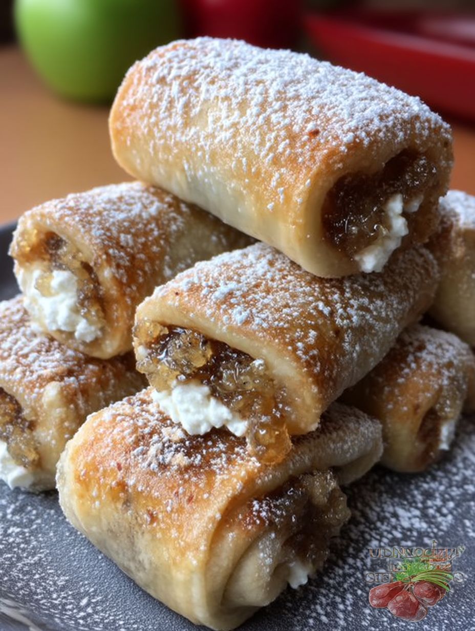 Saure-Sahne-Röllchen mit Pflaumenmus image 2