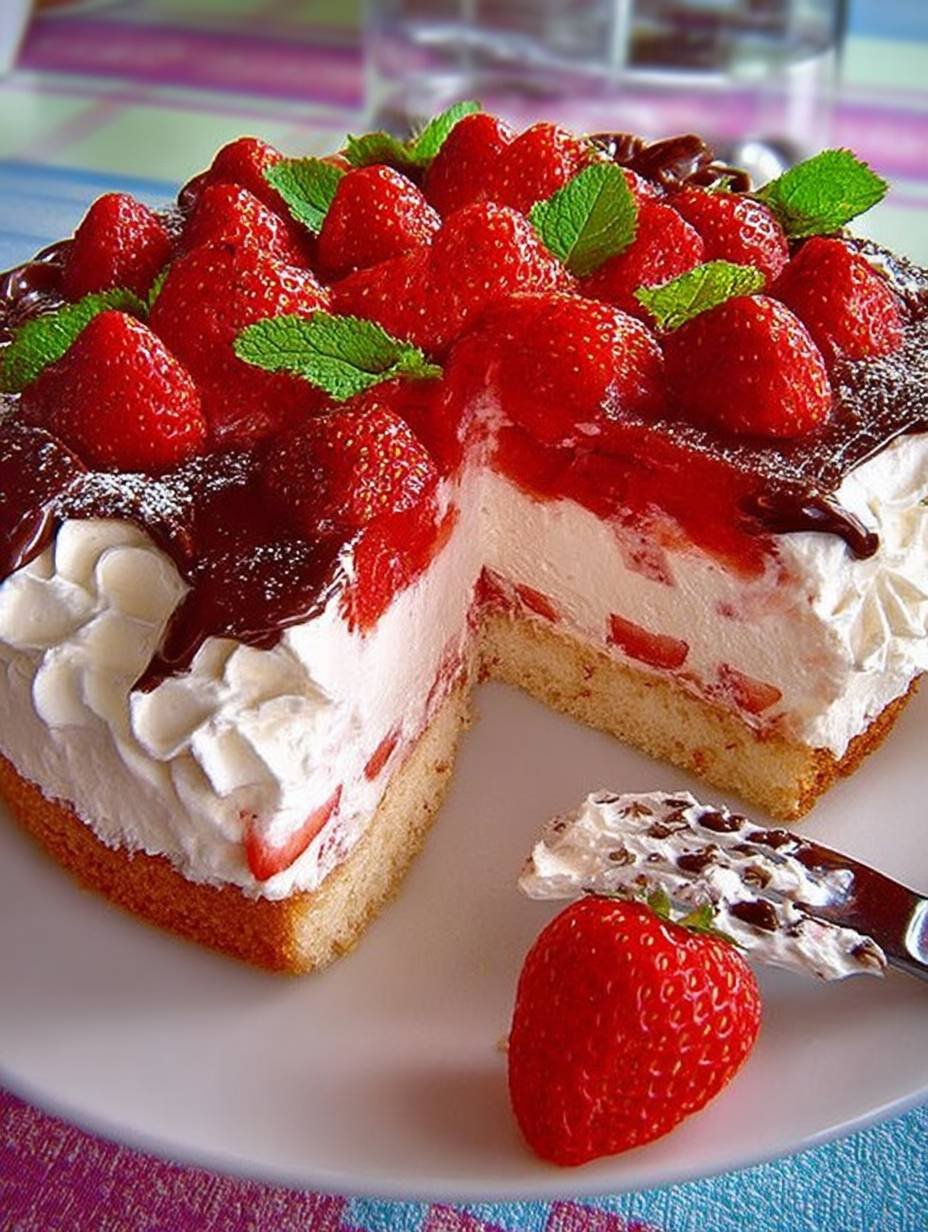 Schmand – Erdbeerkuchen image 2