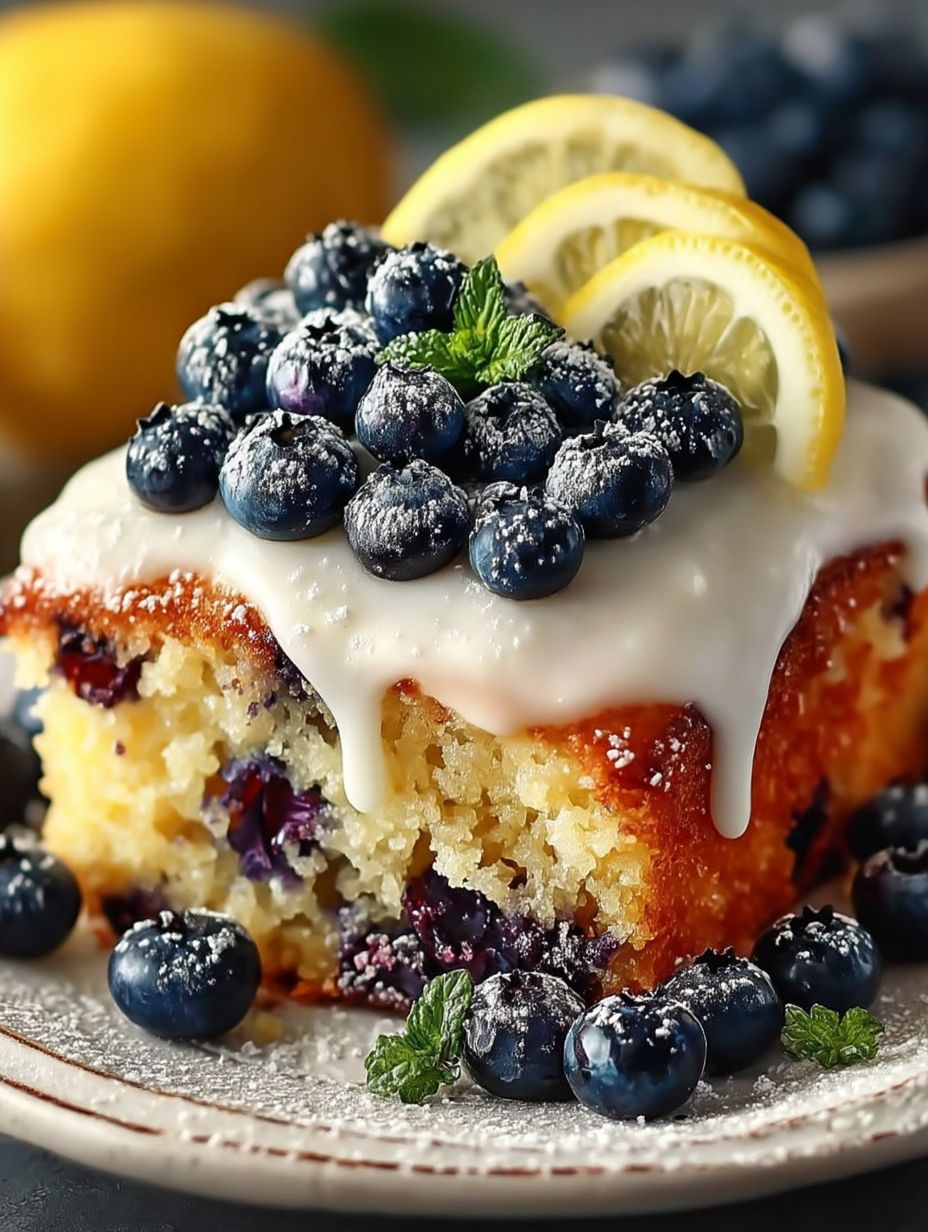 ZITRONEN-BLAUBEER- KUCHEN: SOMMERGENUSS image 2