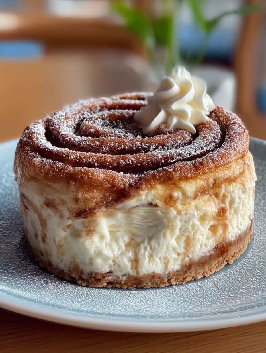 Zimtschnecken Käsekuchen mit Frischkäse image 2