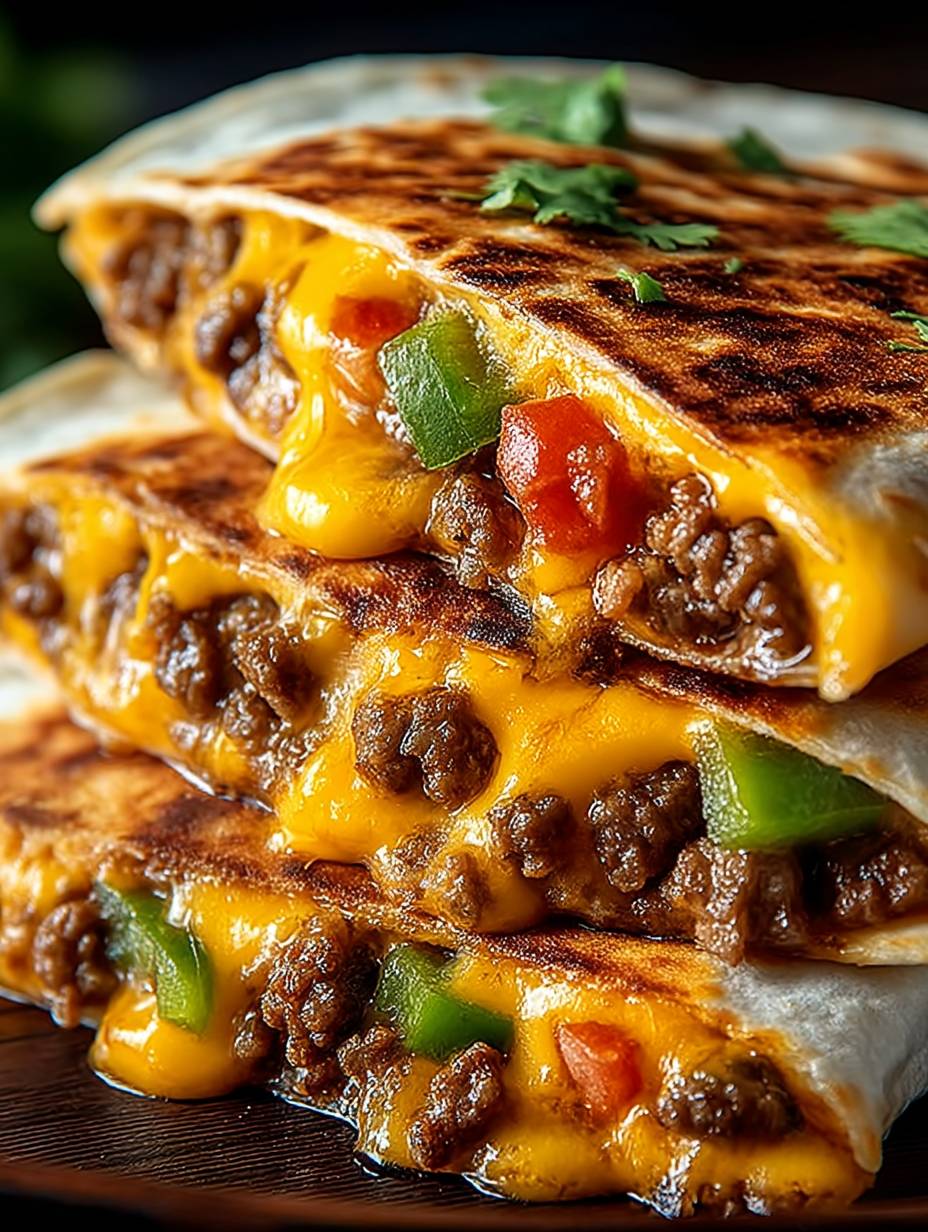 Cheeseburger-Quesadillas image 2