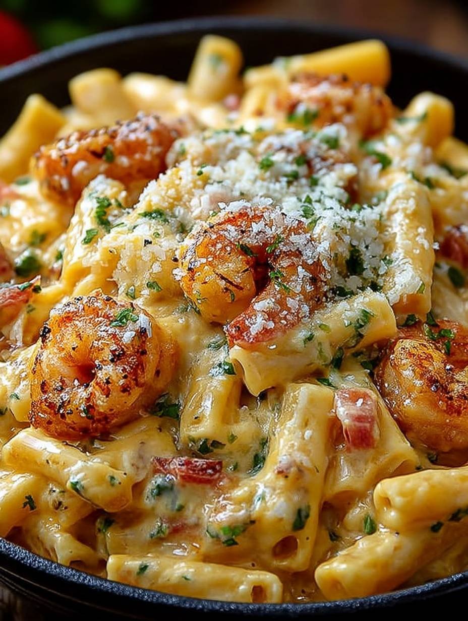 Cremige Jamaikanische Garnelen Pasta image 2