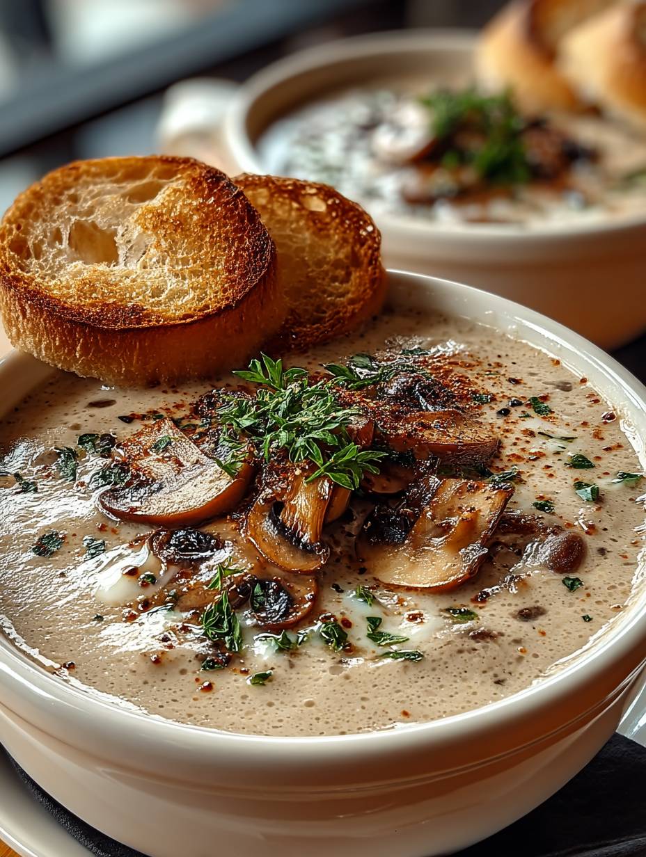 Cremige Pilzsuppe image 2