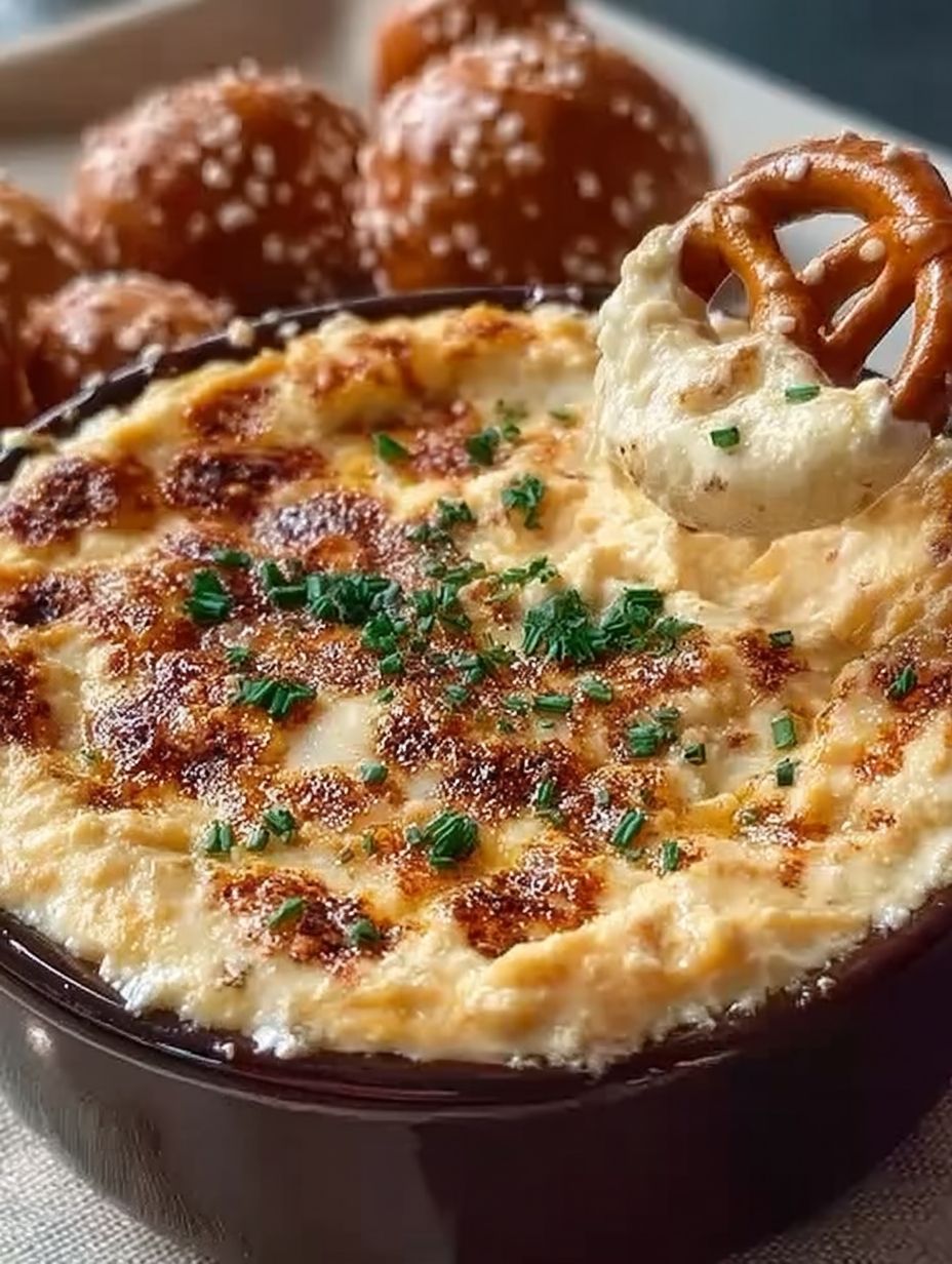 Cremiger und käsiger Brezel-Dip image 2