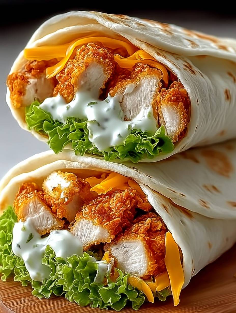 Crispy Chicken Ranch Snack Wrap image 2