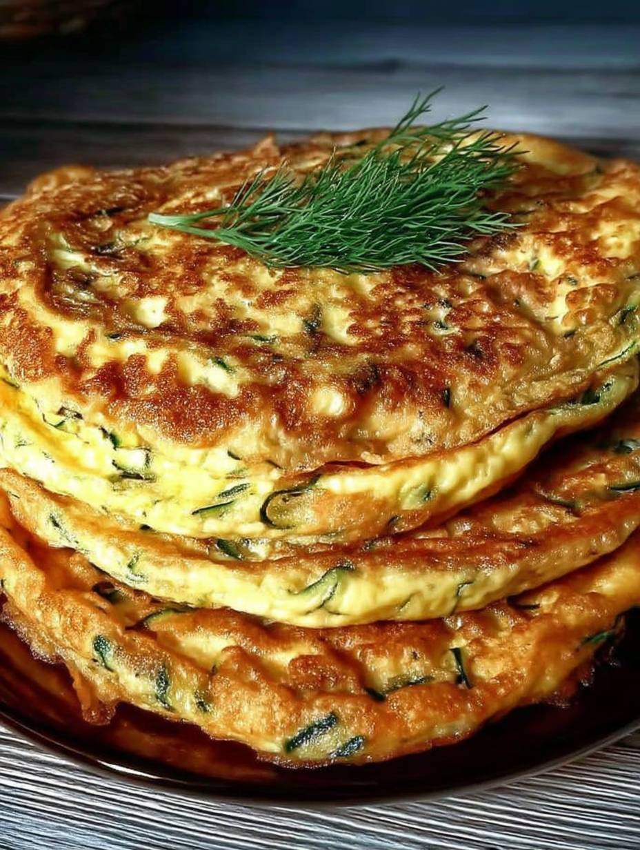 Du hast Zucchini und 4 Eier: Bilden Pfannkuchen schmackhaft und fluffig image 2