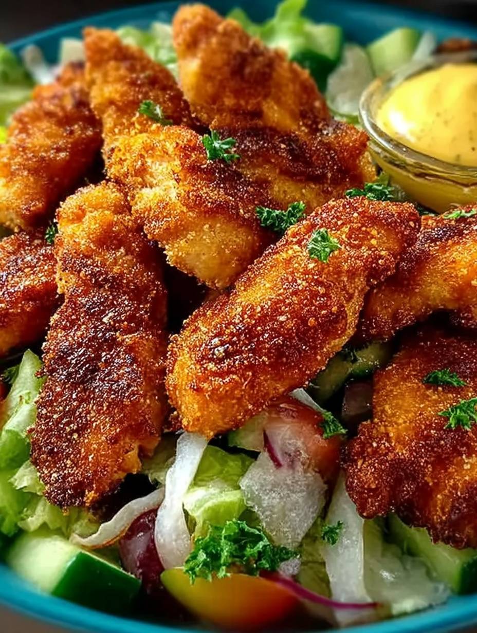 Knusprige Hähnchenstreifen mit Honig-Senf-Dip: Einfach und Lecker! image 2