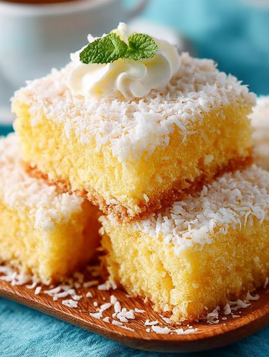 LECKER KOKOSKUCHEN MIT SAHNE (EIN TASSENREZEPT) image 2