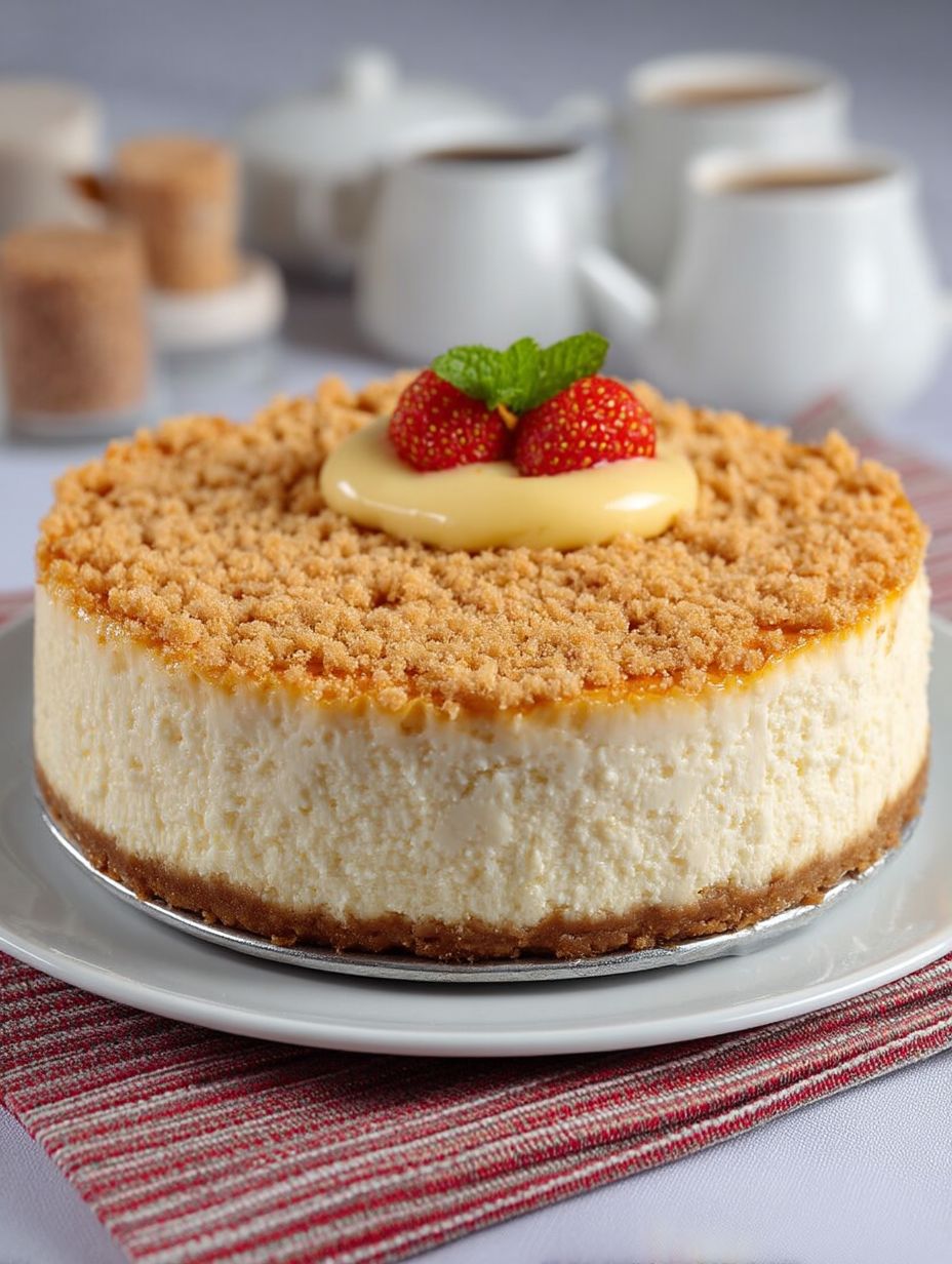 Landfrauen Käsekuchen mit Vanillequark image 2