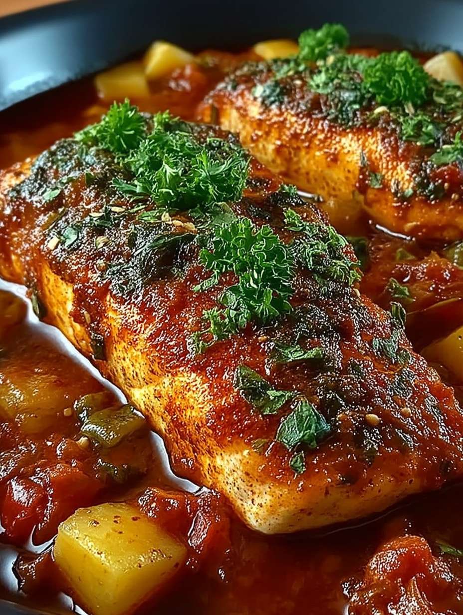 Leckerer marokkanischer Fisch in Soße, einfach gemacht image 2