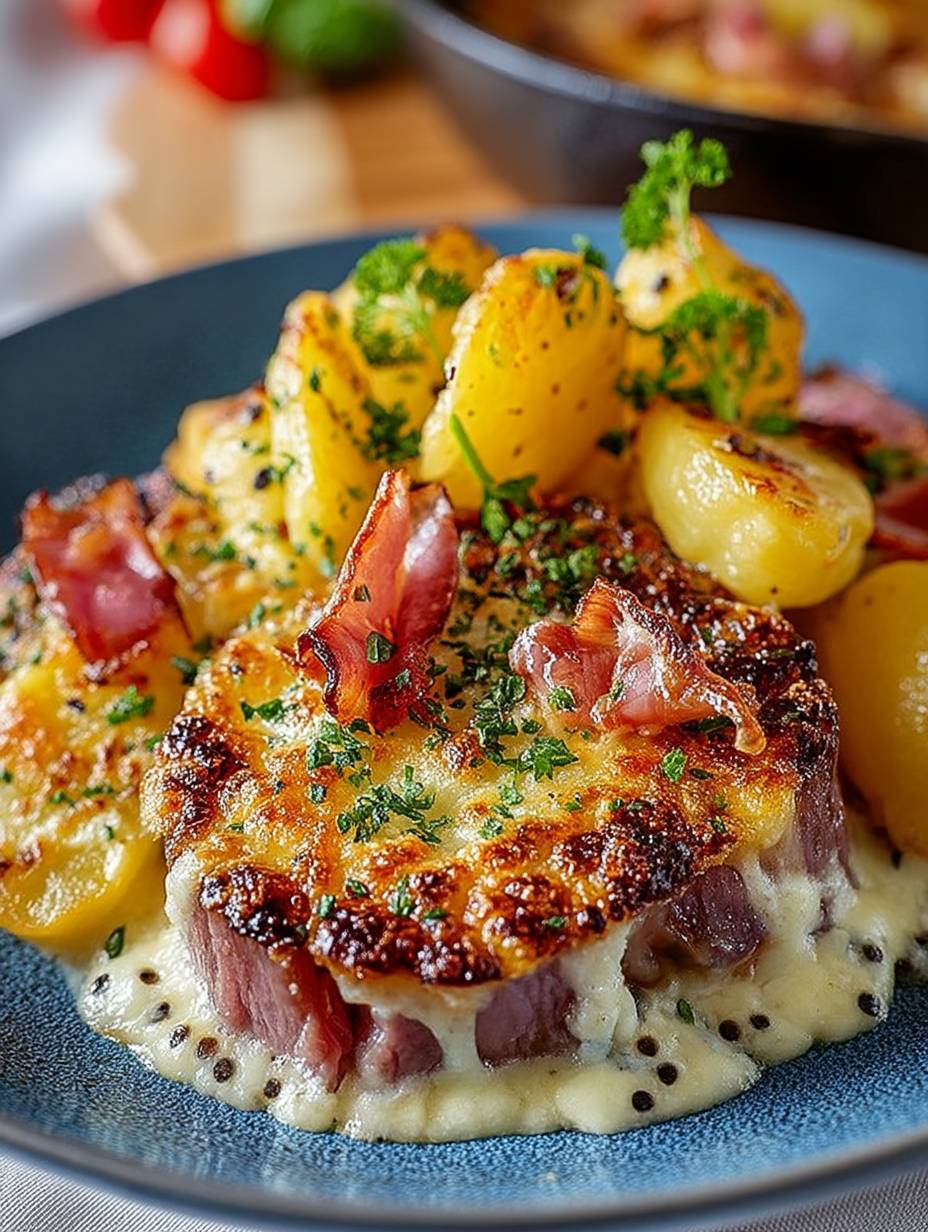 Leckeres Carbonara Kartoffelauflauf Rezept zum Selbermachen image 2