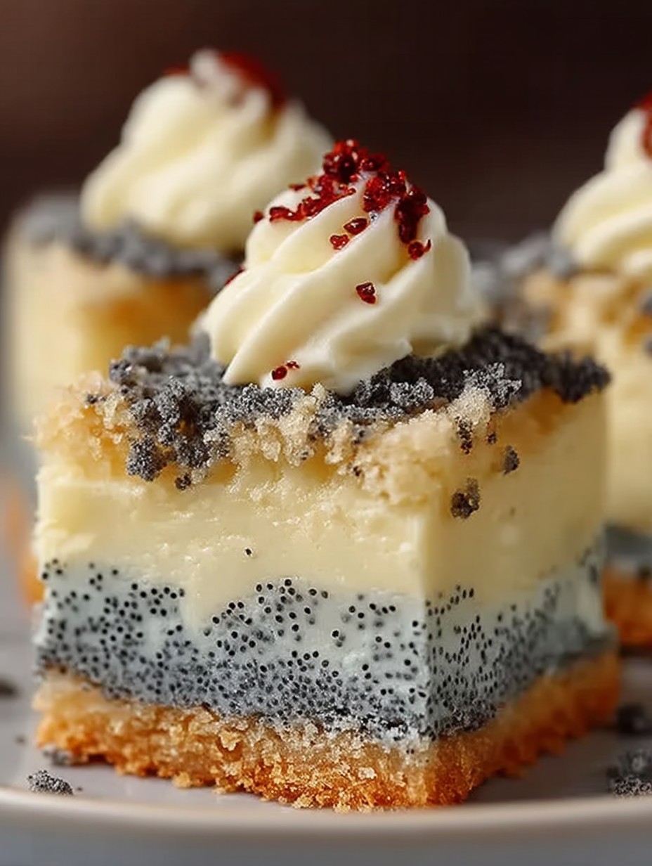 Mohn-Streuselkuchen mit Vanille-Quark-Creme image 2