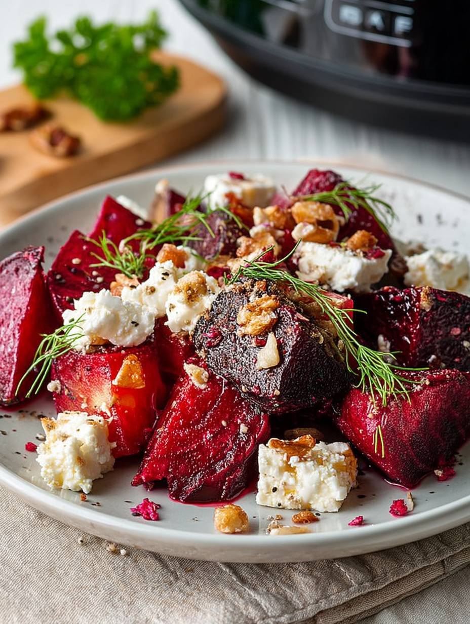 ROTE BETE MIT FETA aus der Heißluftfritteuse image 2