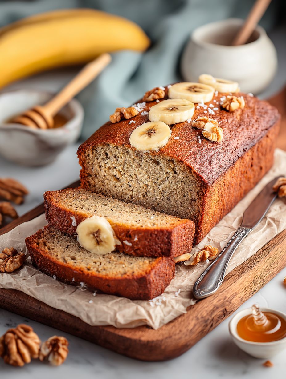 Super saftiges Bananenbrot ohne Gluten image 2