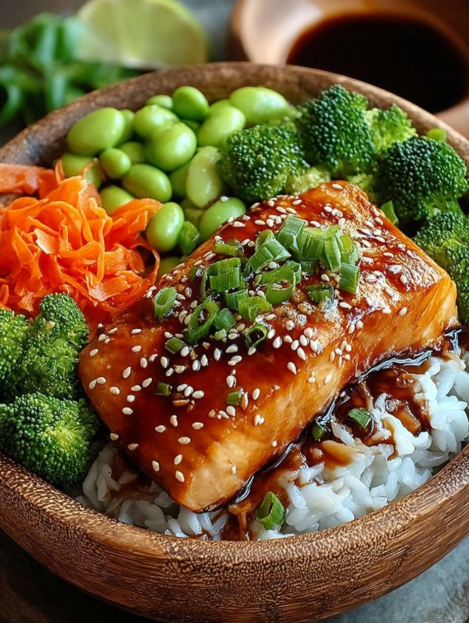 Teriyaki Lachs-Bowl Genuss pur image 2