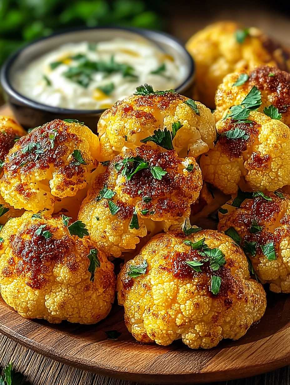WÜRZIGE BLUMENKOHLHÄPPCHEN aus der Luftfritteuse image 2