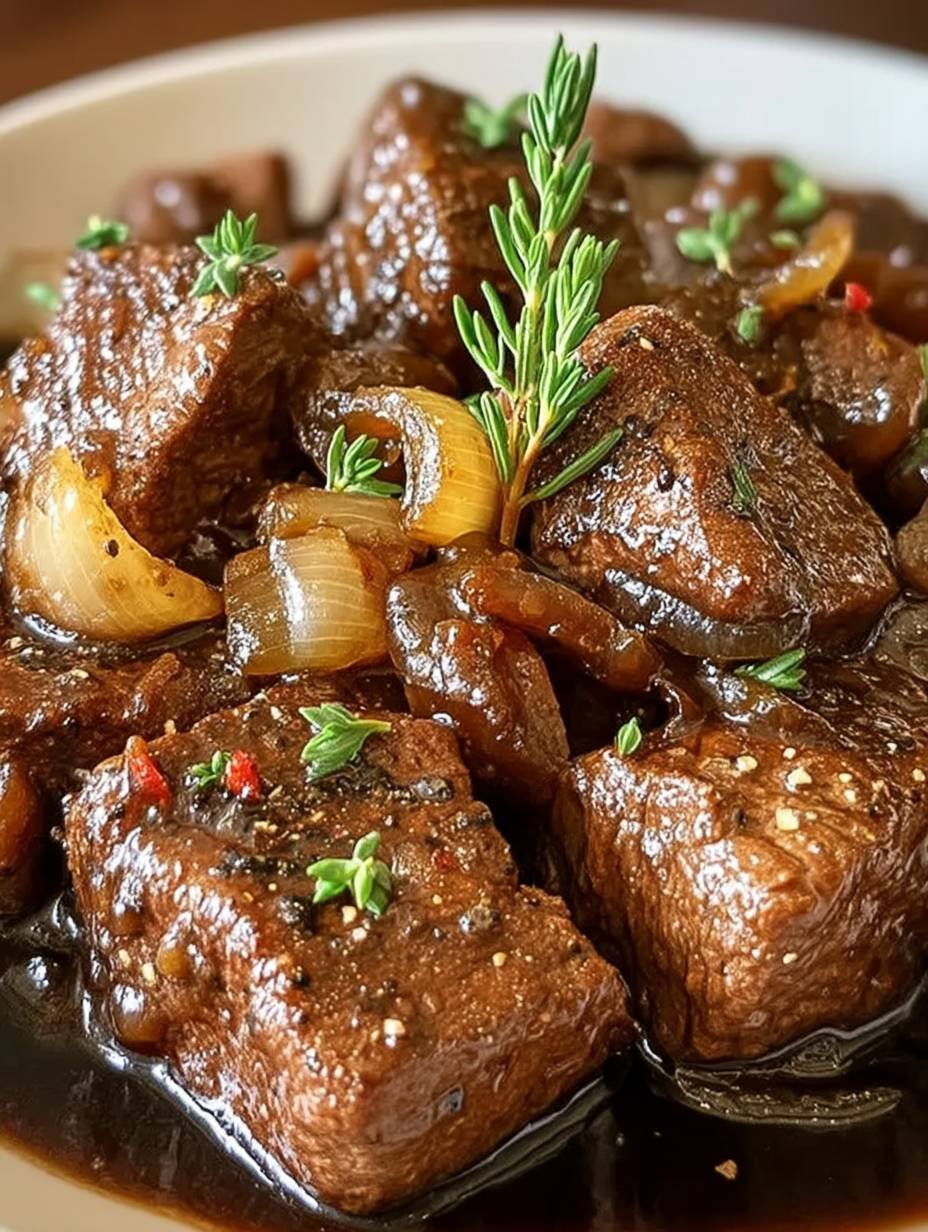Zartes Rindfleisch in Balsamico-Zwiebel-Sauce: Ein Fest für die Sinne! image 2