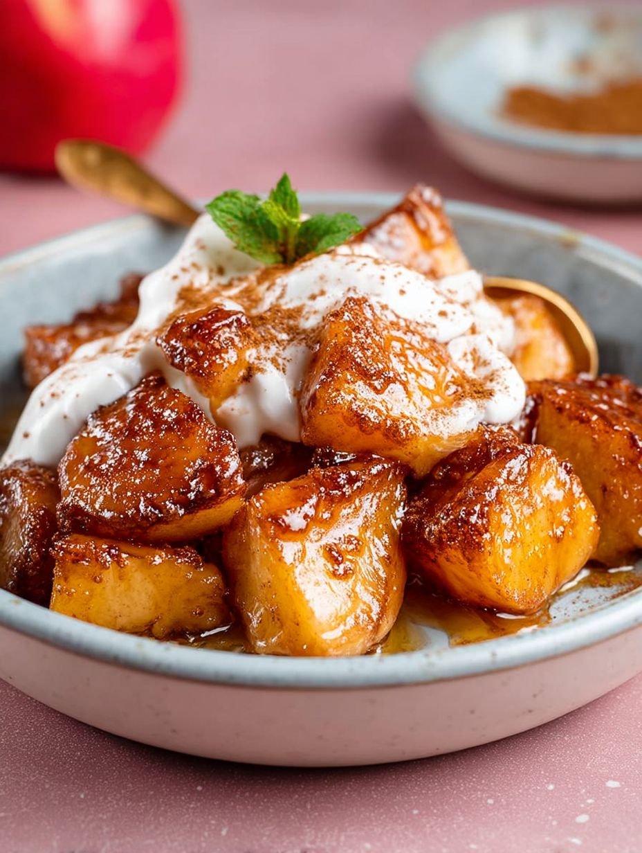 Zimt-Äpfel aus der Heißluftfritteuse image 2