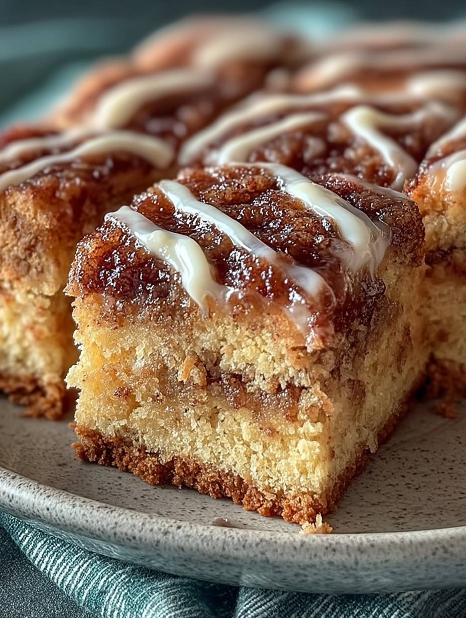 Zimt-Kuchen mit Frischkäse-Guss image 2