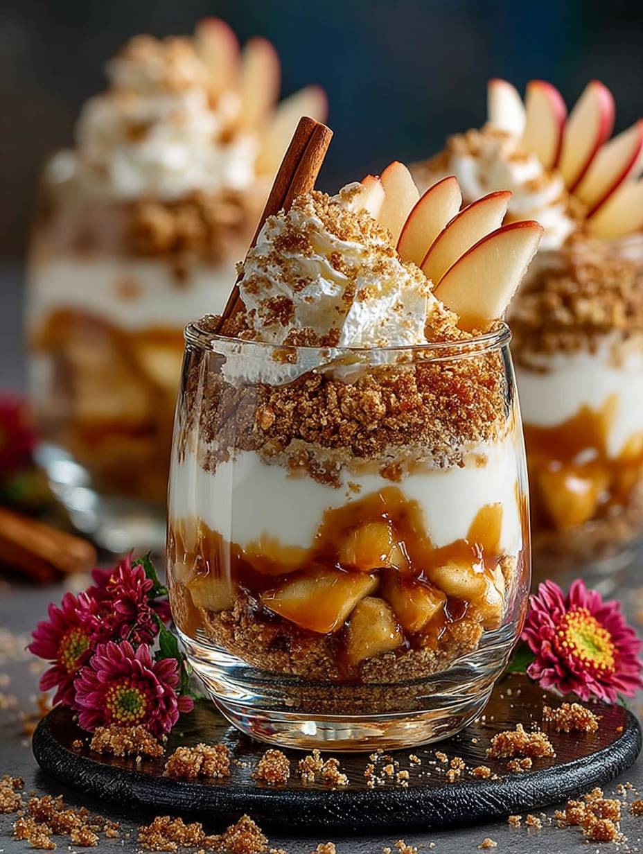 Bratapfel Karamell Trifle Rezept zum selber machen image 2