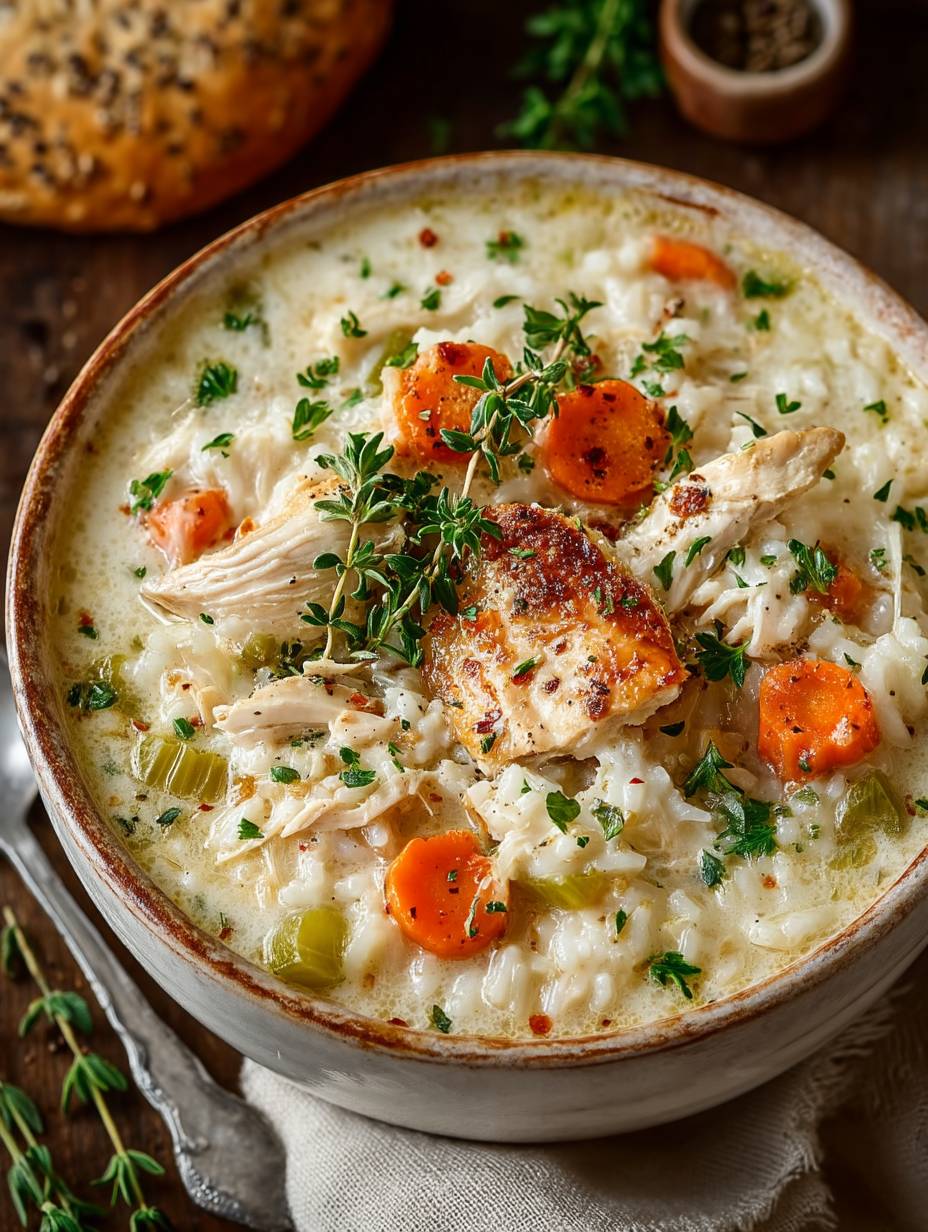 CREMIGE HÜHNER Reis-Suppe image 2