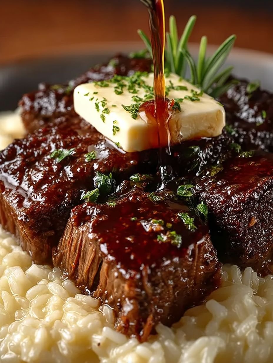 Ein Fest für den Gaumen: Rinderbrust in Cola mit Parmesan-Risotto! image 2