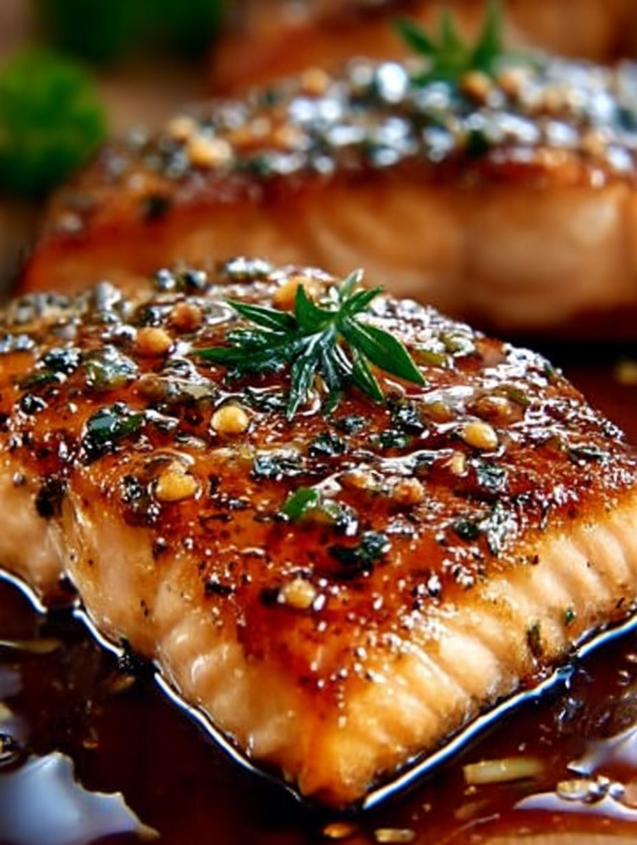 Einfaches Honig Lachs Rezept aus dem Ofen image 2