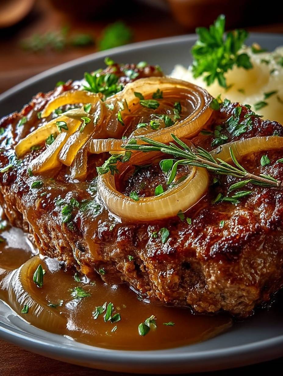 Französisches Zwiebelhackbraten image 2