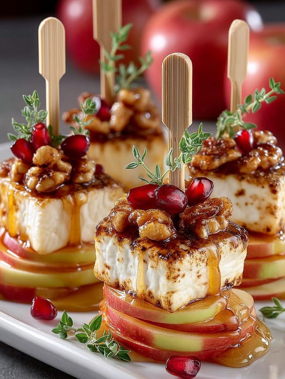 Herzhafte Apfel-Camembert-Spieße image 2