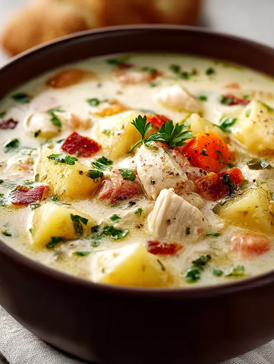 Herzhafte Hühner-Kartoffelsuppe image 2